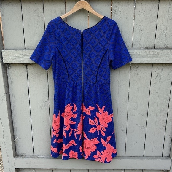 Anthropologie HD in Paris A-Line Floral Dress Bohemian Classic Summer Vibes Sz M - Picture 6 of 7